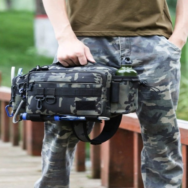 Camo tactical fishing tackle bag