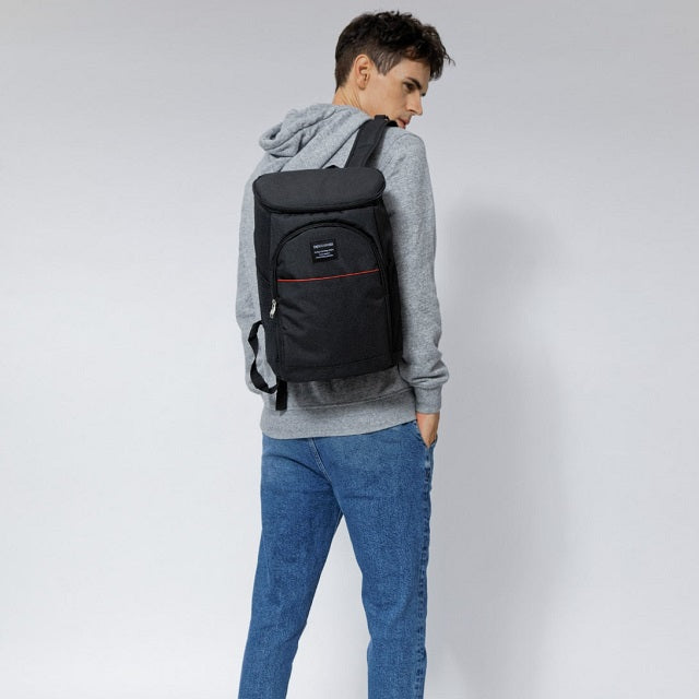 Black large cooler backpack
