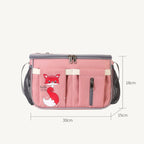 Large pink stroller diaper bag