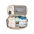 Large pink stroller diaper bag