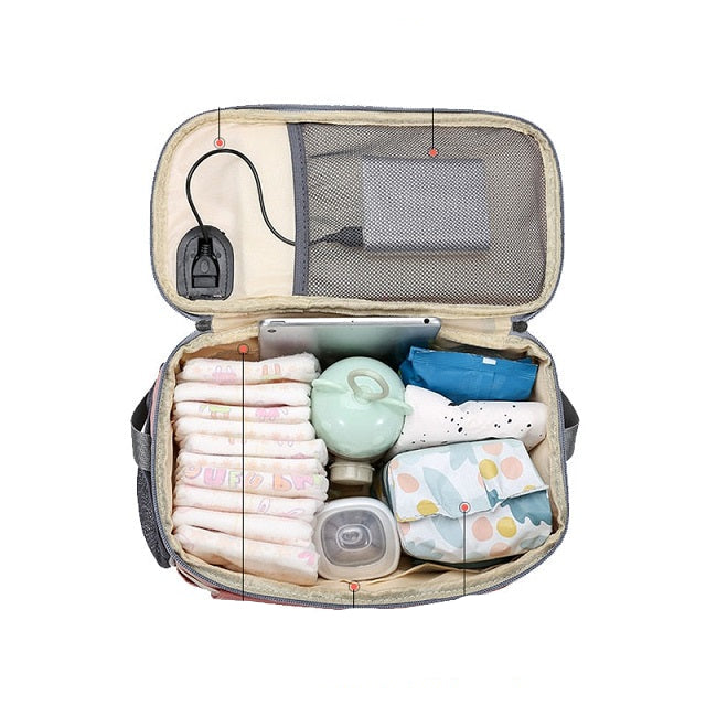 Bear stroller diaper bag