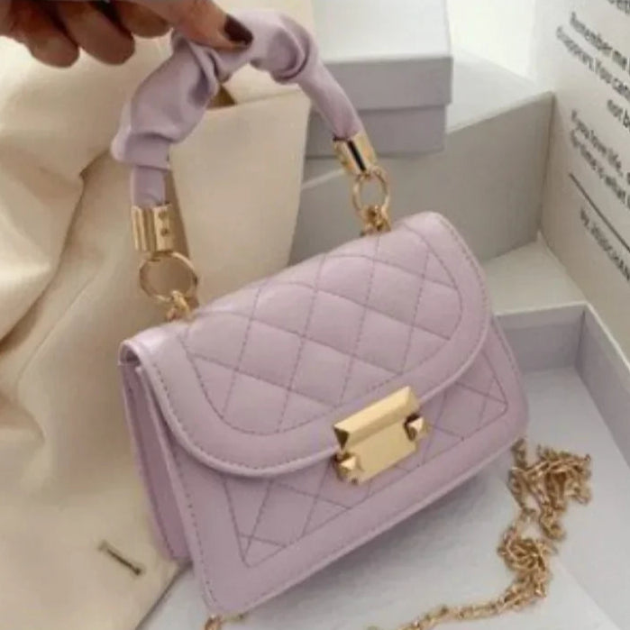 Amblot Purple Urban leather sling bag for women