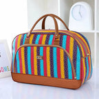 Amblot Rainbow Elegant women's leather duffle bag