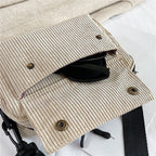 Amblot Rectangular corduroy crossbody bag