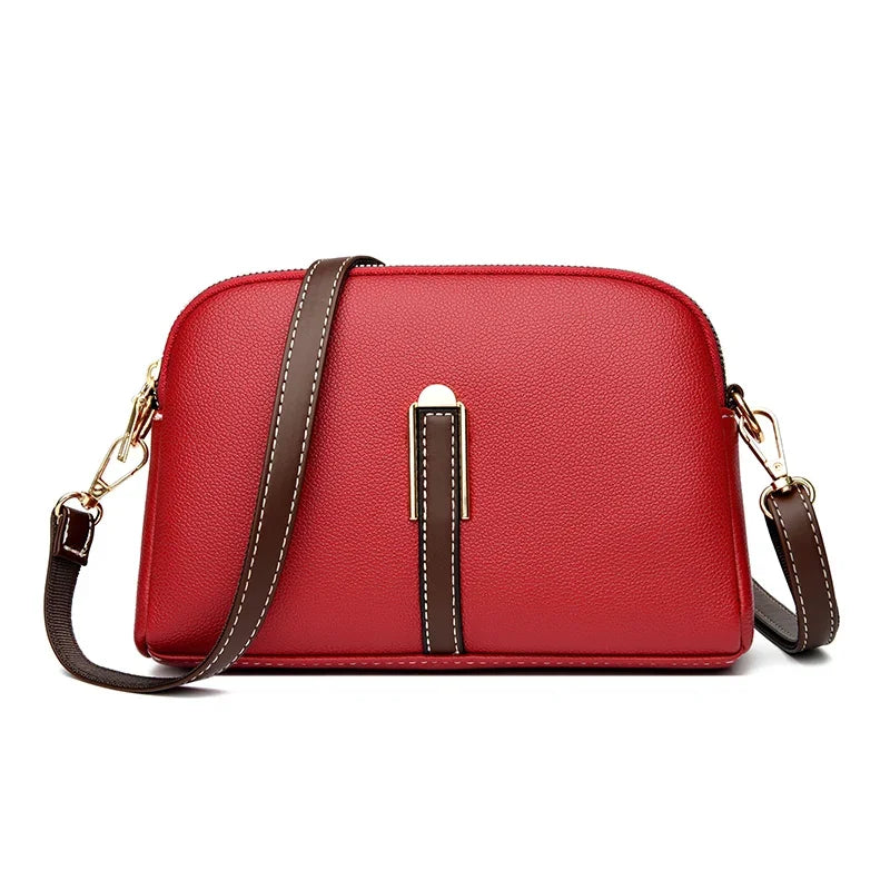 Amblot Red 2 Everyday leather crossbody bag