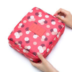 Trousse de toilette Fleurs rouges