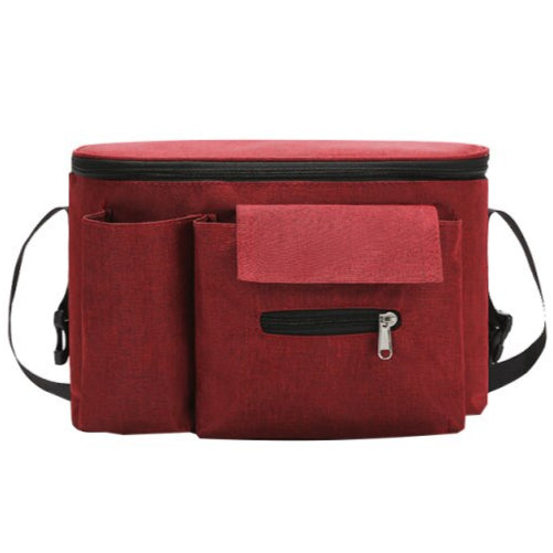 Sac à langer pour poussette rouge