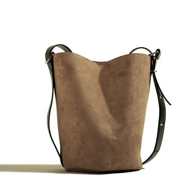 Amblot Retro suede tote bag