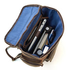 Amblot Rustic leather rucksack backpack