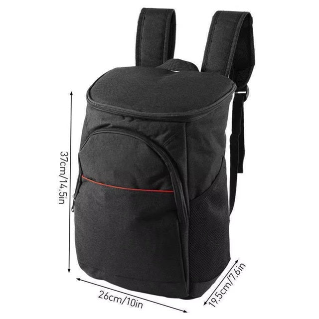 Black large cooler backpack