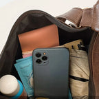 Amblot Shoulder leather tote bag