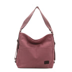 Amblot Simple corduroy tote bag with long straps