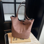 Amblot Simple suede tote bag