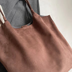 Amblot Simple suede tote bag