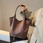 Amblot Simple suede tote bag