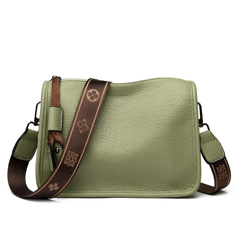 Amblot Sleek leather shoulder bag