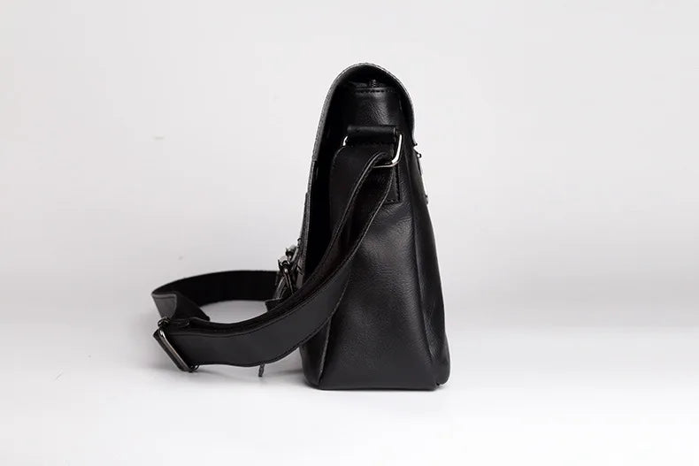 Amblot Slim leather messenger satchel