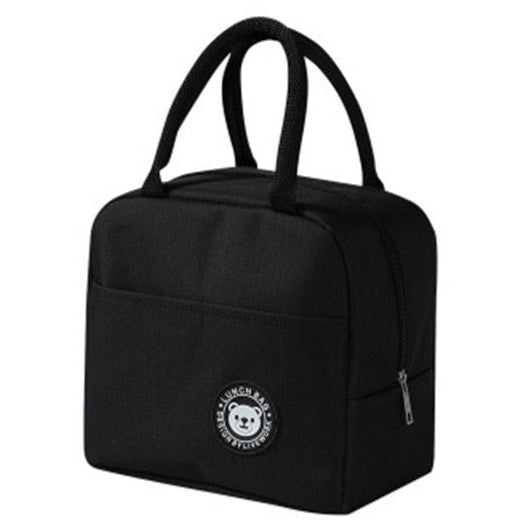 Amblot Small black insulated lunch bag