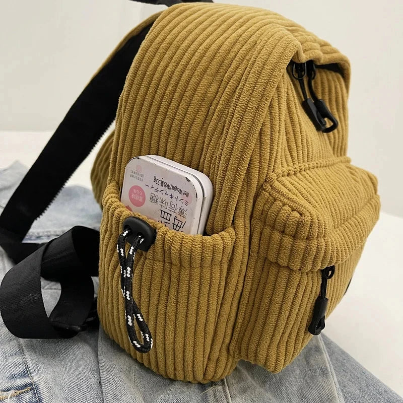 Amblot Small corduroy backpack