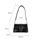 Amblot Small denim purse with button flap