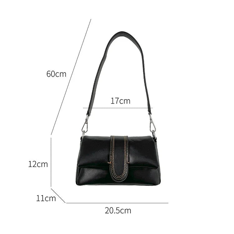Amblot Small denim purse with button flap