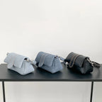 Amblot Small denim purse with button flap