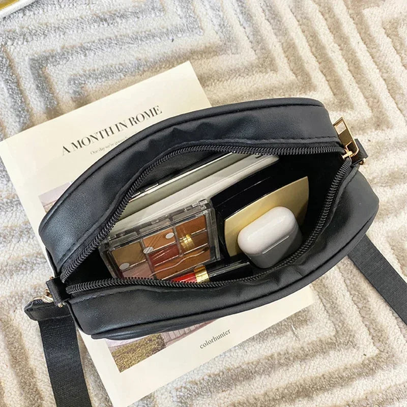 Amblot Small leather crossbody sling bag
