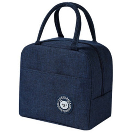 Sac isotherme pour repas bleu marine