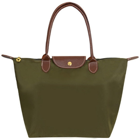 Amblot Small Olive green foldable tote bag