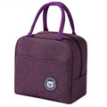 Sac repas isotherme violet