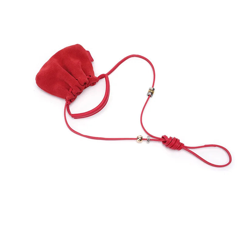 Amblot Small suede purse for women