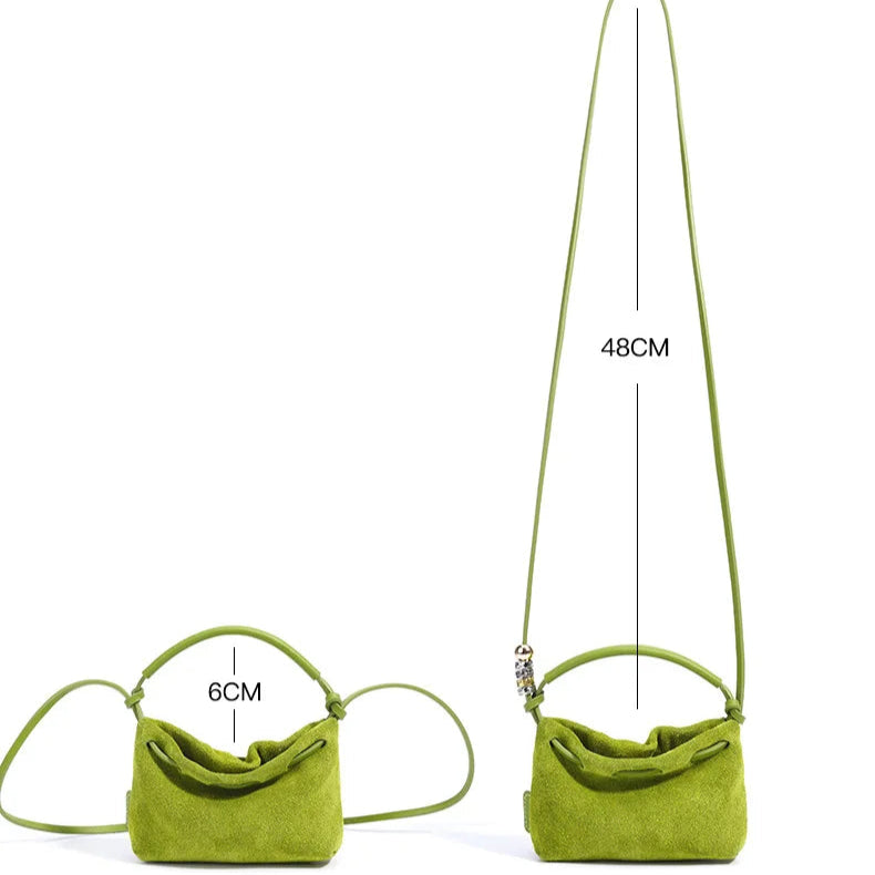 Amblot Small suede purse for women