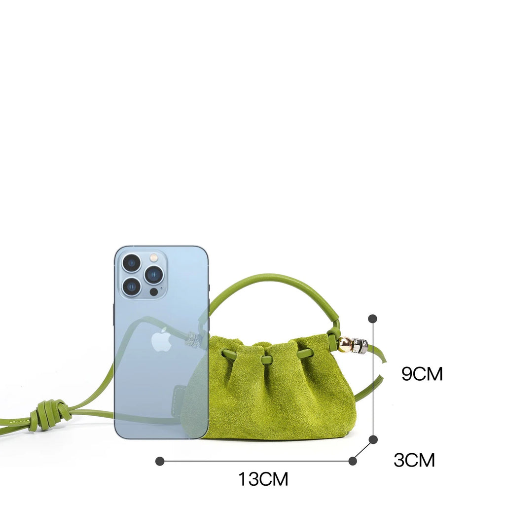 Amblot Small suede purse for women