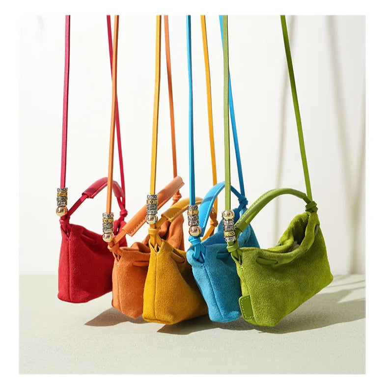 Amblot Small suede purse for women