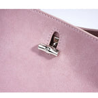 Amblot Small suede purse with clasp