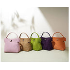 Amblot Small suede purse with clasp