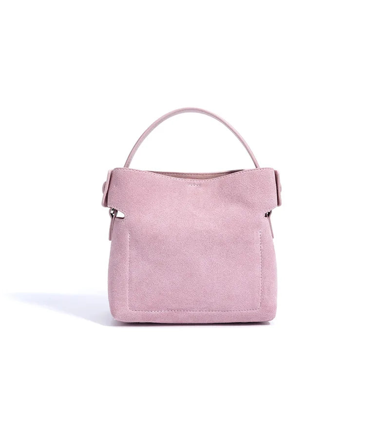 Amblot Small suede purse with clasp