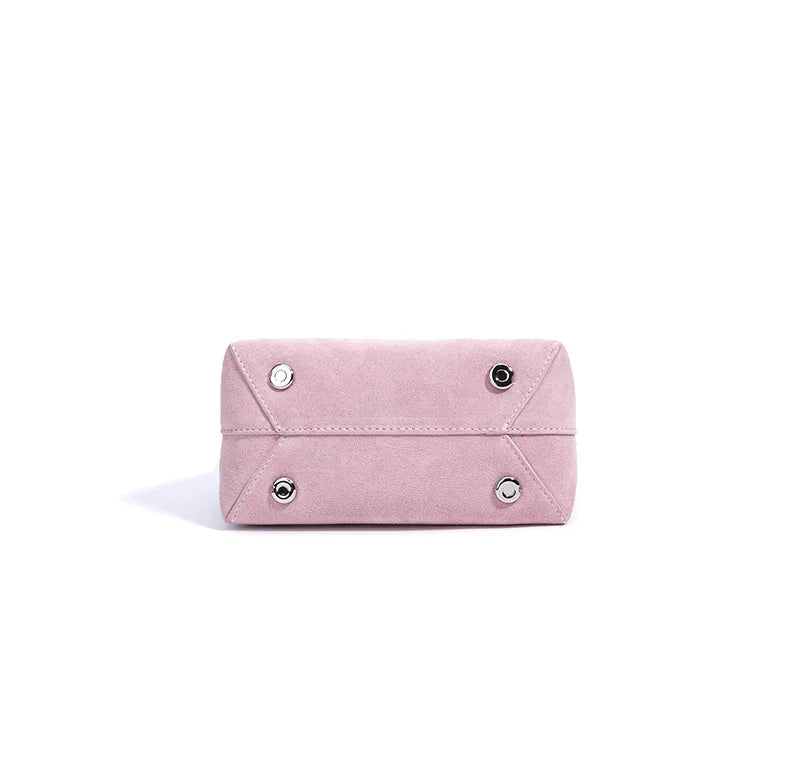 Amblot Small suede purse with clasp