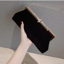 Amblot Soft corduroy clutch bag