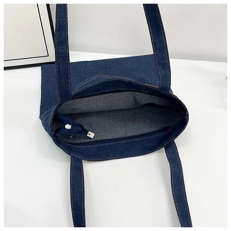 Amblot Soft denim tote bag
