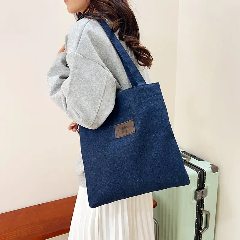 Amblot Soft denim tote bag