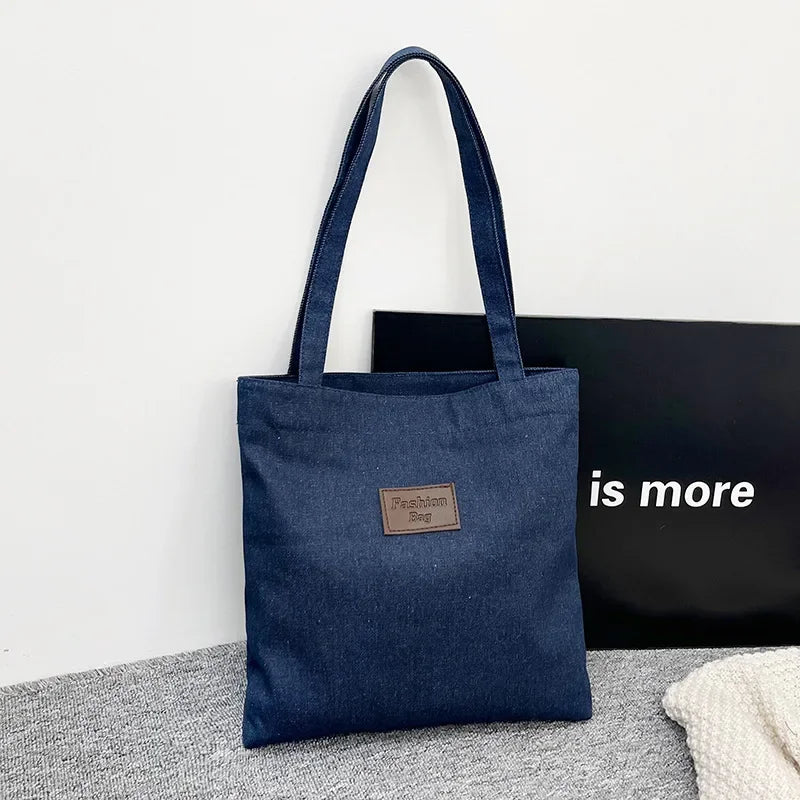 Amblot Soft denim tote bag