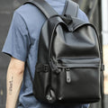 Amblot Soft leather backpack for men