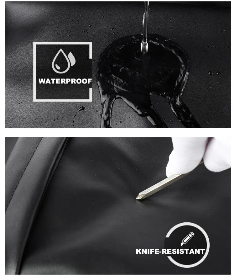 Amblot Soft leather backpack for men