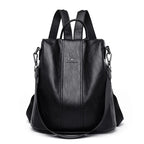 Amblot Soft leather backpack for women