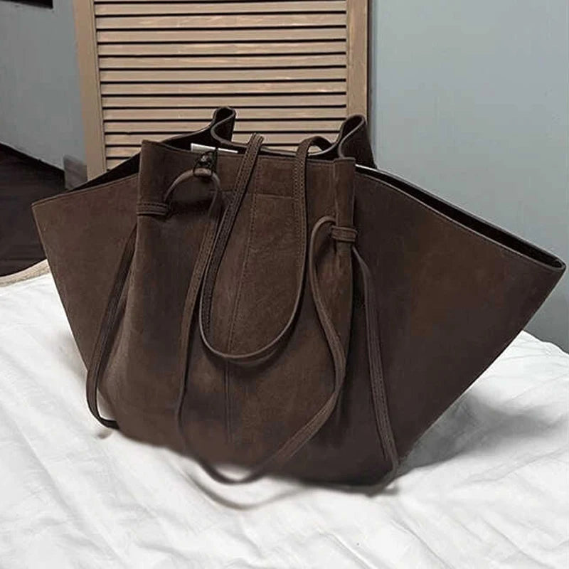 Amblot Soft suede tote bag