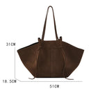 Amblot Soft suede tote bag