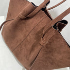 Amblot Soft suede tote bag