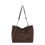 Amblot Soft-touch suede tote bag