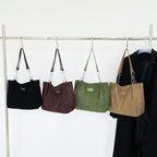 Amblot Soft-touch suede tote bag